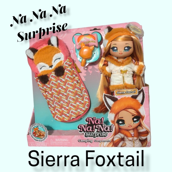 2022 Na Na Na Surprise Camping 7.5" Soft Fashion Doll Sierra Foxtail, New in Box - Picture 1 of 4